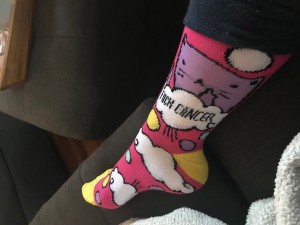 fuck cancer socks